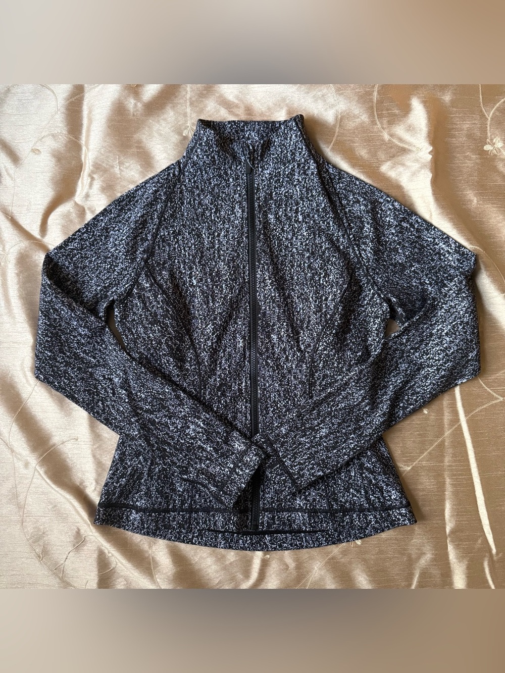 Lululemon Black/White Full Zip Jacket